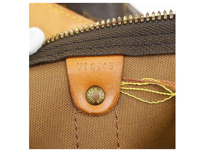 Louis Vuitton Keepall Bandouliere Monogram Canvas 60 Marrone - vista 5