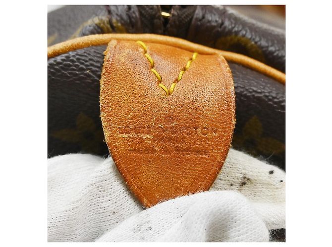 Borsa Keepall Louis Vuitton Monogram Canvas 45 Marrone - vista 4