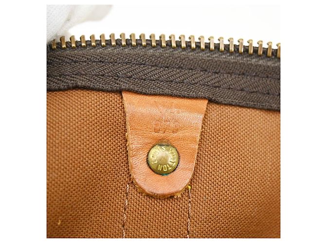 Borsa Keepall Louis Vuitton Monogram Canvas 45 Marrone - vista 5
