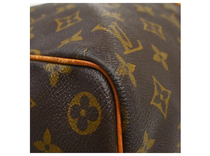 Borsa Keepall Louis Vuitton Monogram Canvas 45 Marrone - vista 7