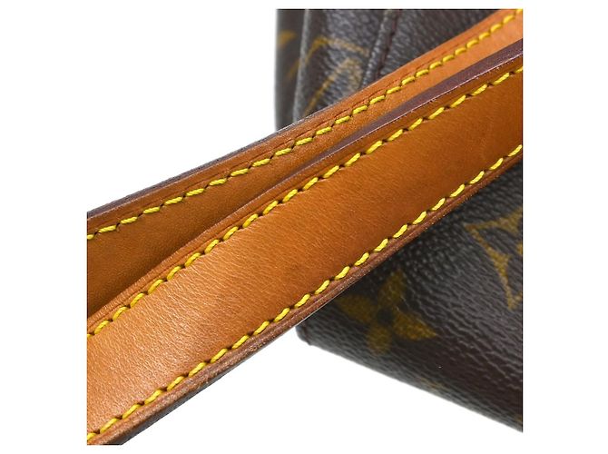 Louis Vuitton Montsouris Backpack Monogram Canvas MM Brown - view 6