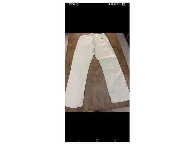 Loro Piana Pantalones de Algodón Beige - vista 7