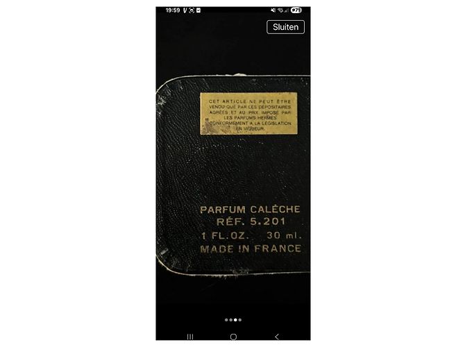 Hermès Calèche Eau de Toilette 30ml Marrone D'oro - vista 5