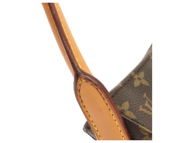 Borsa a Spalla Louis Vuitton Monogram Looping GM Marrone - vista 7