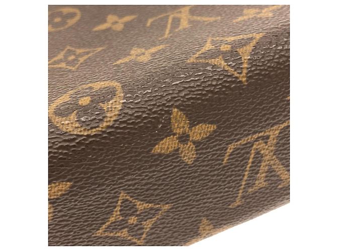 Borsa Louis Vuitton Monogram Recital Marrone - vista 4
