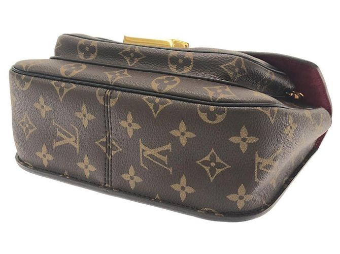 Bolso de Hombro Louis Vuitton Monogram Passy Castaño - vista 3