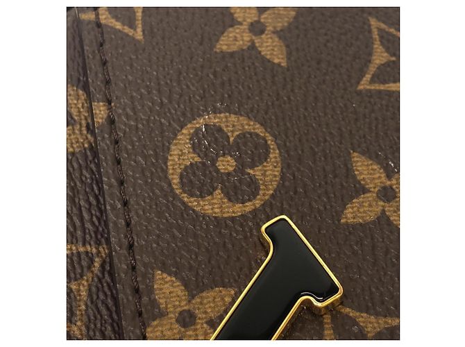 Bolso de Hombro Louis Vuitton Monogram Passy Castaño - vista 4