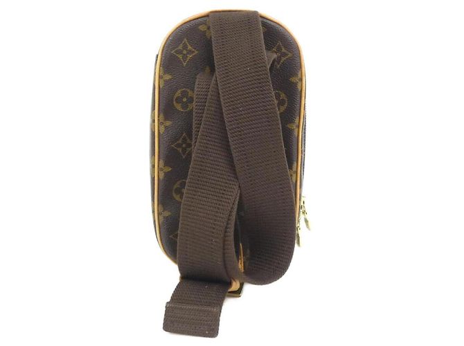 Louis Vuitton Monogram Pochette Gange M51870 Borsa Marrone - vista 2