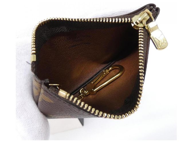 Louis Vuitton Monogram Coin & Key Case Brown - view 5