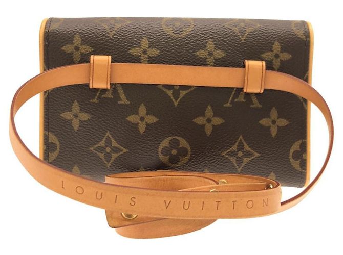 Pochette Florentine Monogram Louis Vuitton a Vita Marrone - vista 2
