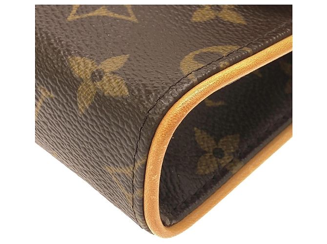 Pochette Florentine Monogram Louis Vuitton a Vita Marrone - vista 3