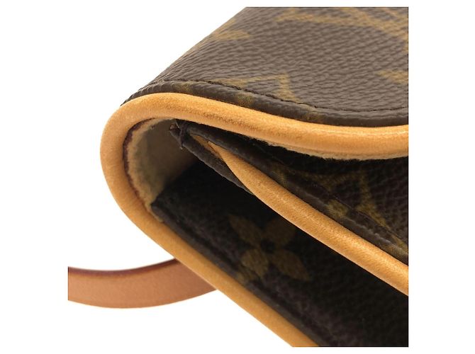 Pochette Florentine Monogram Louis Vuitton a Vita Marrone - vista 4