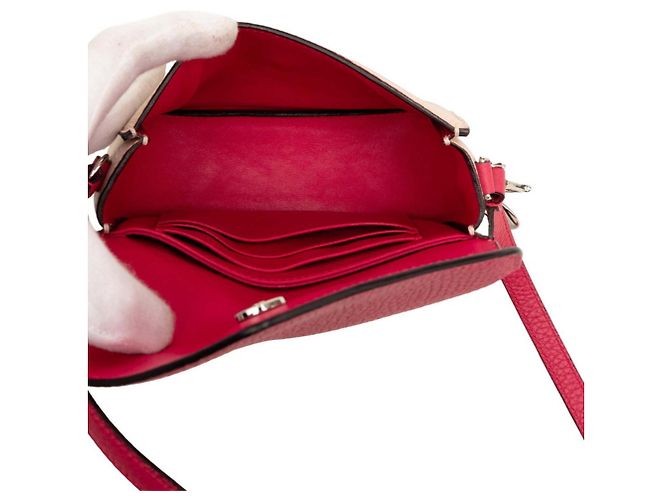 Borsa a tracolla e a spalla a bustina Diorissimo Christian Dior Beige - vista 4