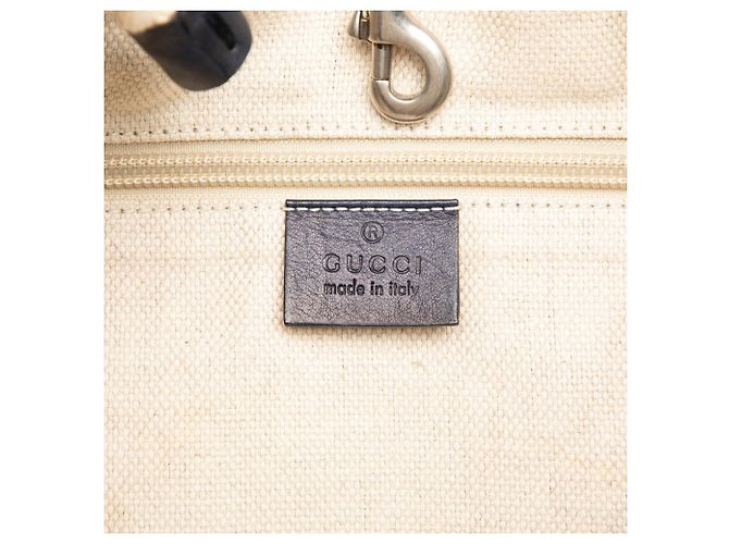 Borsa Tote Gucci Sherry Line Crudo Blu navy - vista 5