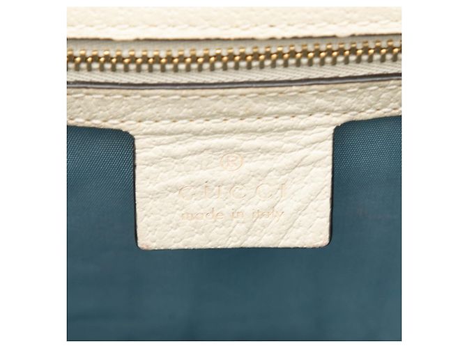 Borsa a Spalla Gucci Sylvie Bee & Star Sherry Line Crudo - vista 5