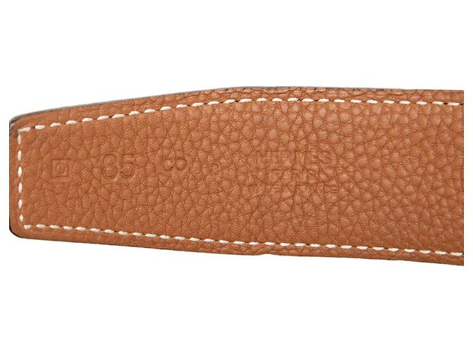 Hermès Hermes Constance H Gürtel Braun Schwarz - Ansicht 5