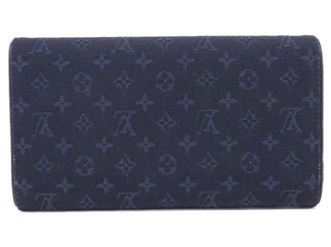 Louis Vuitton Monogram Mini Portefeuille International Wallet Dunkelblau - Ansicht 2