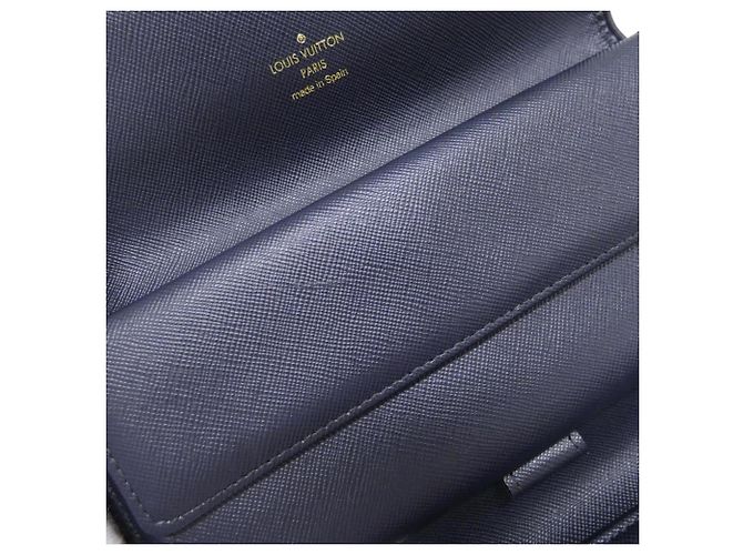 Louis Vuitton Monogram Mini Portefeuille International Wallet Dunkelblau - Ansicht 6