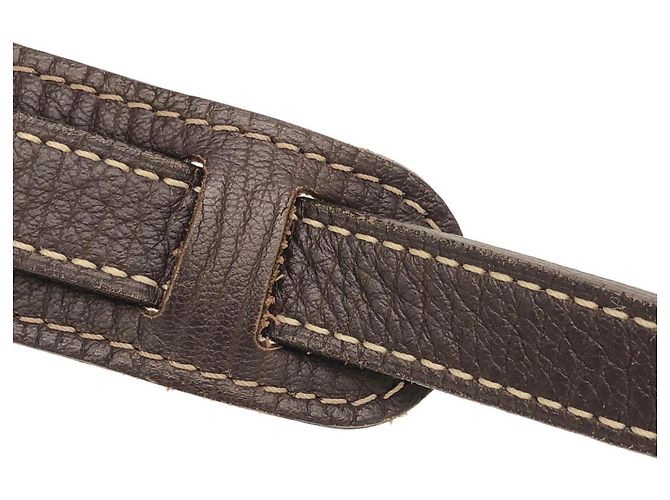 Borsa a spalla Louis Vuitton Monogram Mini Lin Saumur Marrone - vista 4