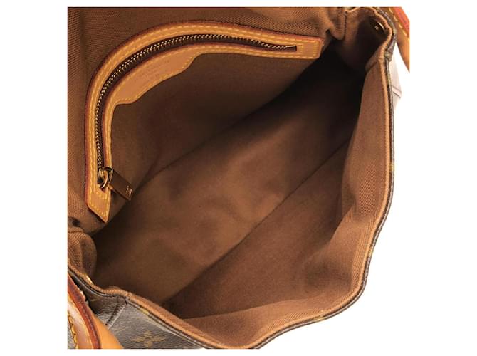 Borsa a tracolla Louis Vuitton Monogram Mini Looping Marrone - vista 5