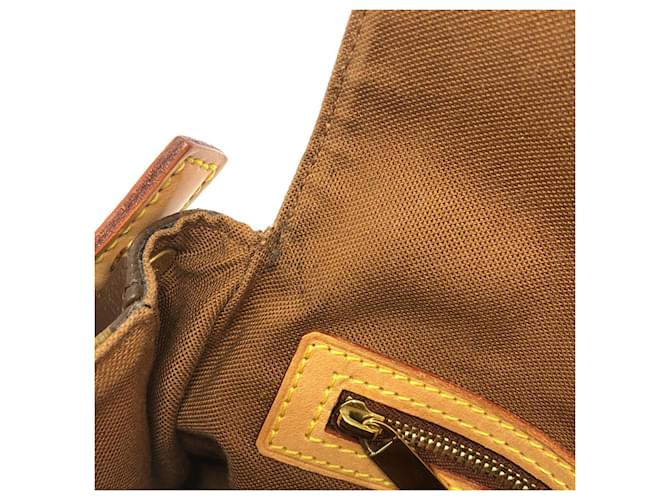 Borsa a tracolla Louis Vuitton Monogram Mini Looping Marrone - vista 6