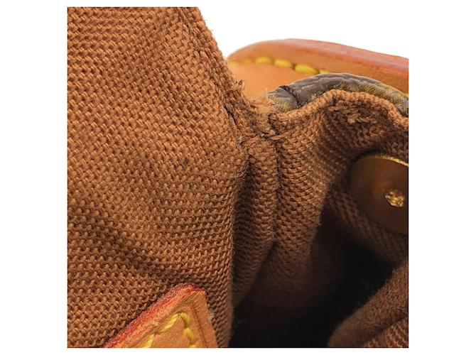 Borsa a tracolla Louis Vuitton Monogram Mini Looping Marrone - vista 7