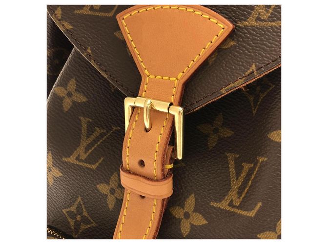 Zaino Louis Vuitton Monogram Montsouris MM Marrone - vista 5