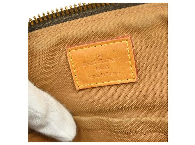 Borsa Louis Vuitton Palermo Monogram Canvas PM Marrone - vista 4
