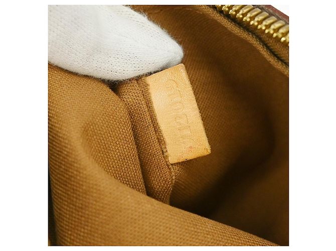 Borsa Louis Vuitton Palermo Monogram Canvas PM Marrone - vista 5