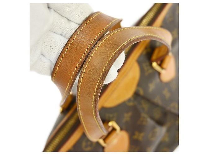 Borsa Louis Vuitton Palermo Monogram Canvas PM Marrone - vista 6