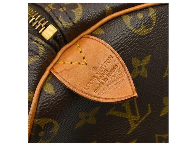 Borsa Keepall Louis Vuitton Monogram Canvas 50 Marrone - vista 6