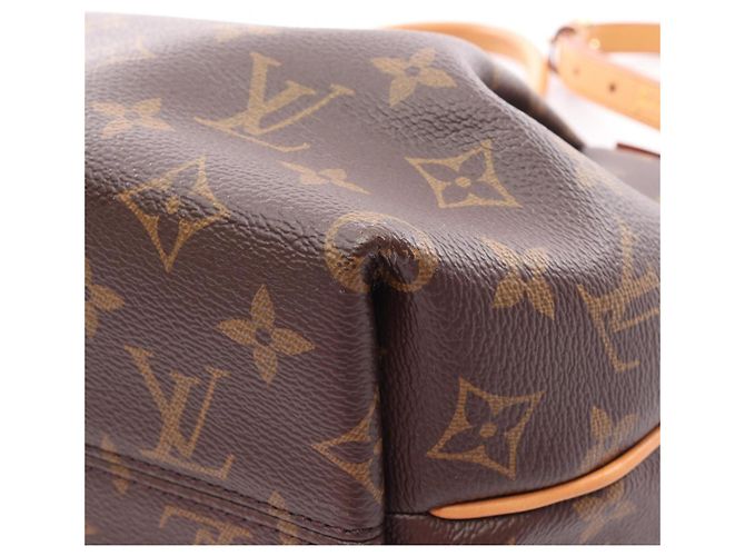 Bolsa 2-Way Louis Vuitton Turenne PM Marrom Monograma - vista 13