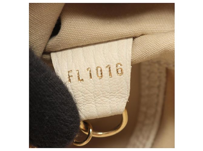 Borsa Louis Vuitton Bucket PM Monogram Mini Lin Crudo - vista 5