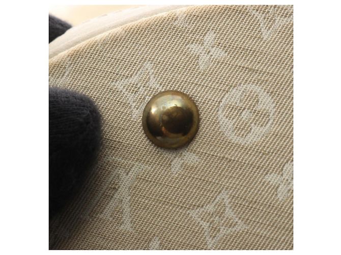 Borsa Louis Vuitton Bucket PM Monogram Mini Lin Crudo - vista 8