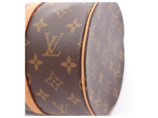 Borsa Louis Vuitton Papillon 30 Marrone Monogramma - vista 12
