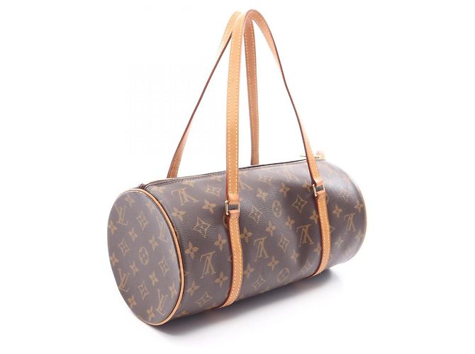 Borsa Louis Vuitton Papillon 30 Marrone Monogramma - vista 2