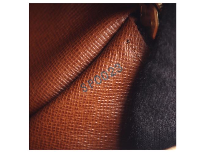 Borsa Louis Vuitton Papillon 30 Marrone Monogramma - vista 5