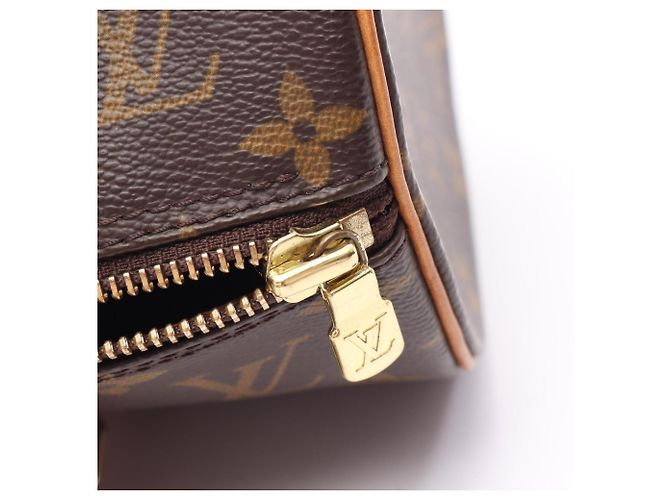 Borsa Louis Vuitton Papillon 30 Marrone Monogramma - vista 6