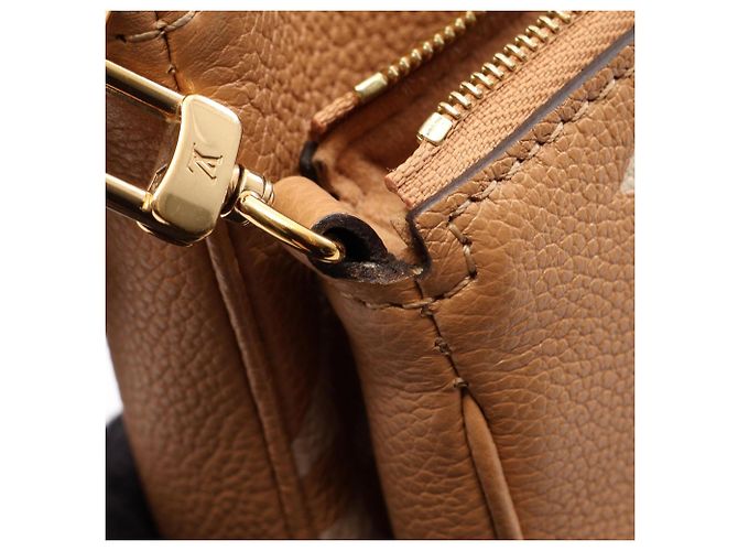 Borsa a tracolla Louis Vuitton Multi Pochette Accessoires Bicolor Beige - vista 6