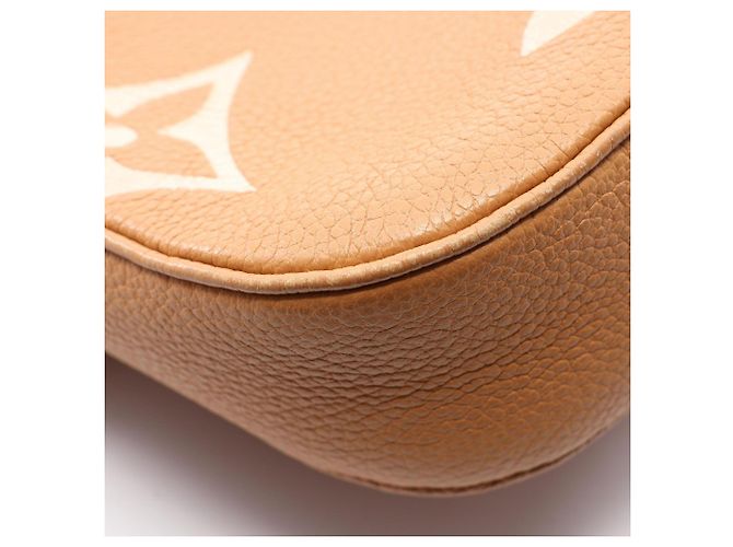 Borsa a tracolla Louis Vuitton Multi Pochette Accessoires Bicolor Beige - vista 7
