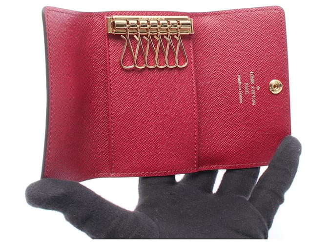 Monogram Keycase Louis Vuitton Castaño Rosa Monograma - vista 3