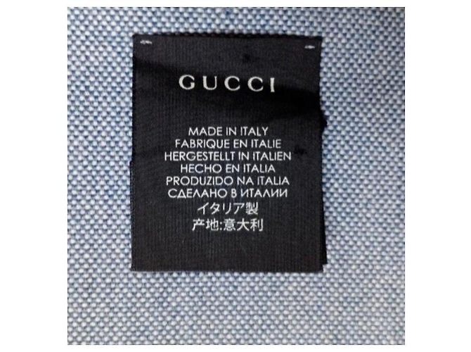 Sciarpa Gucci Monogramma GG Azzurro Blu Blu chiaro - vista 5