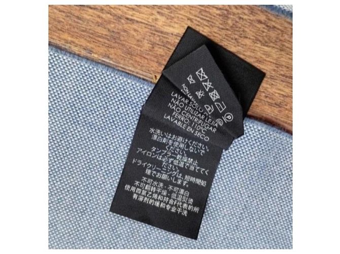 Sciarpa Gucci Monogramma GG Azzurro Blu Blu chiaro - vista 6