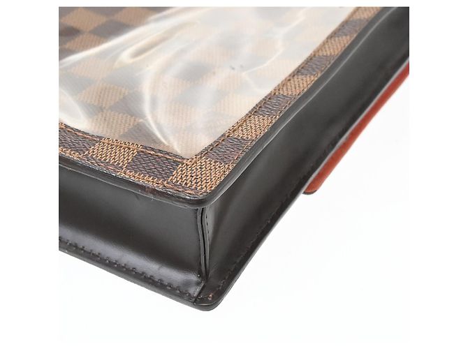 Louis Vuitton Portobello Messenger Damier Ebene Marrone - vista 6