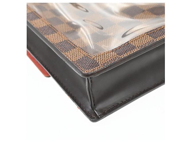 Louis Vuitton Portobello Messenger Damier Ebene Marrone - vista 7