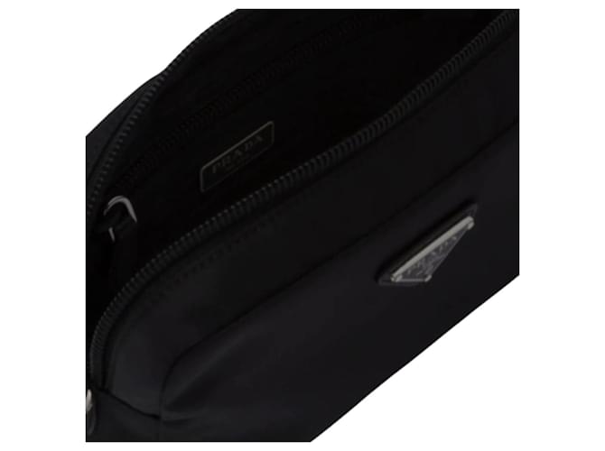 Prada Pochette in Re-Nylon Nero - vista 7