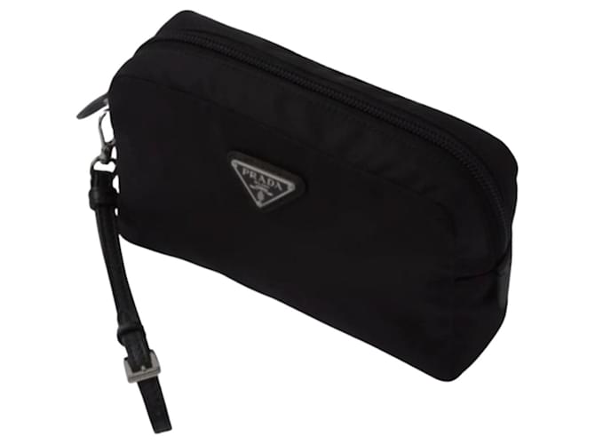 Prada Pochette in Re-Nylon Nero - vista 8