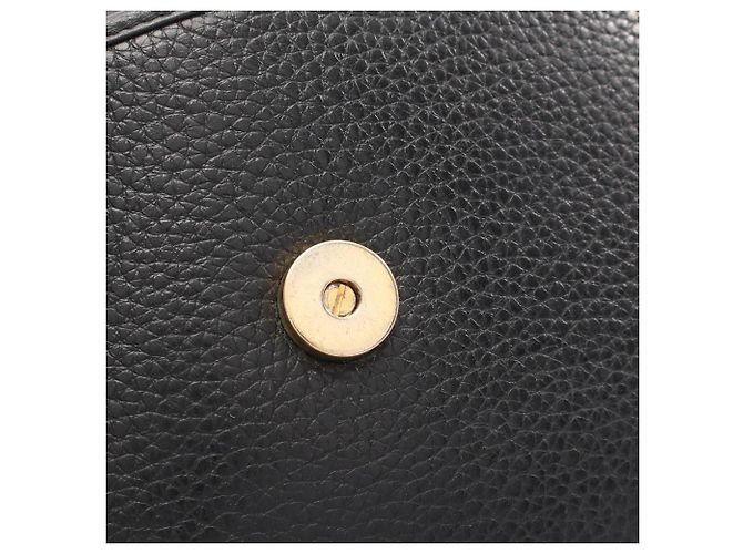 Borsa a tracolla in pelle Christian Dior Marrone Nero - vista 5