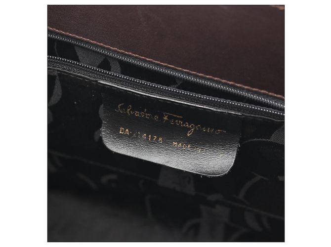 Borsa a mano Vara Ribbon di Salvatore Ferragamo Marrone - vista 4