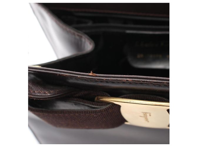 Borsa a mano Vara Ribbon di Salvatore Ferragamo Marrone - vista 8